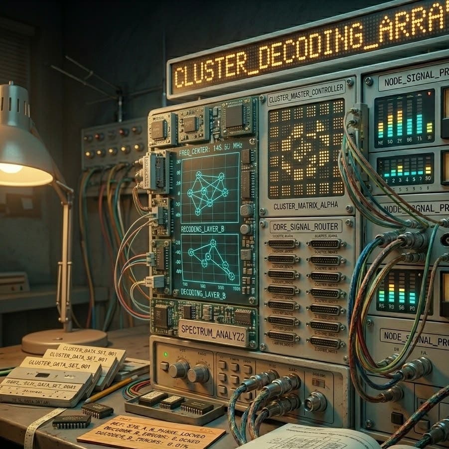 Signal processing lab — cluster decoding array