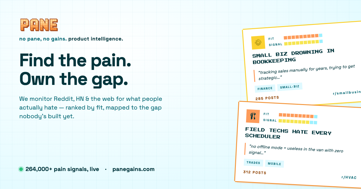 Panegains screenshot 1